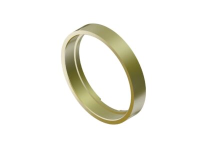 iLOQ Ovalen accessoires Spacer ring 9mm Swedish, Brass brushed