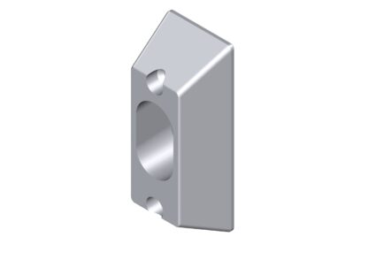 iLOQ 26mm smal profiel beslag binnen, Satin voor nieuw Fins beslag