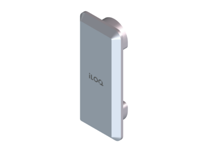 iLOQ Afdekplaat High Security smalprofiel blind, Statin
